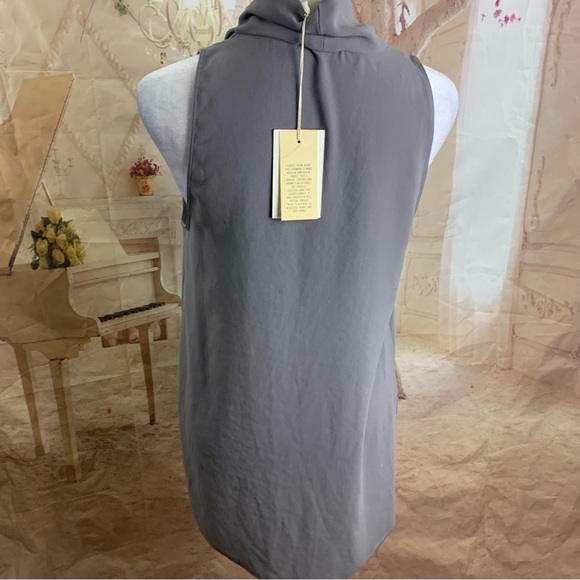 NEW Aritzia Wilfred Nuit Blouse Shark - Picture 7 of 10